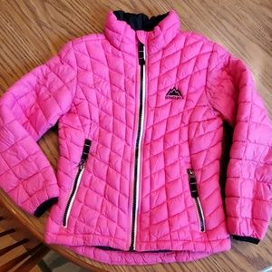 Girls size 5/6 Snozu pink puffer